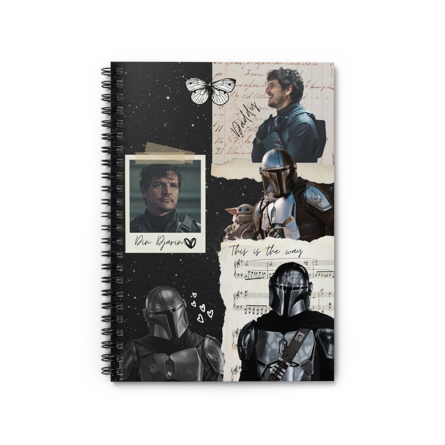 Space Daddy Spiral Notebook - Ruled Line