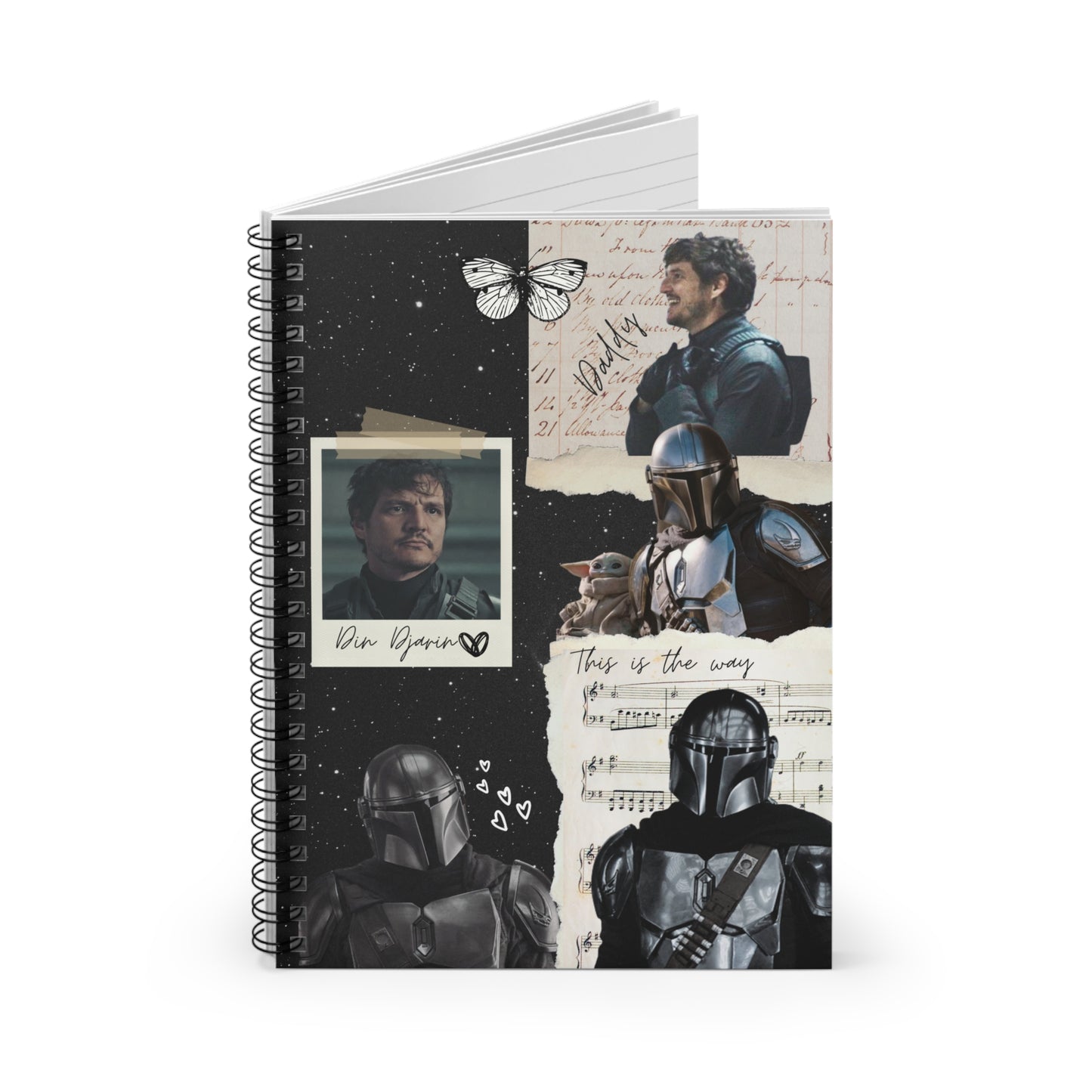 Space Daddy Spiral Notebook - Ruled Line