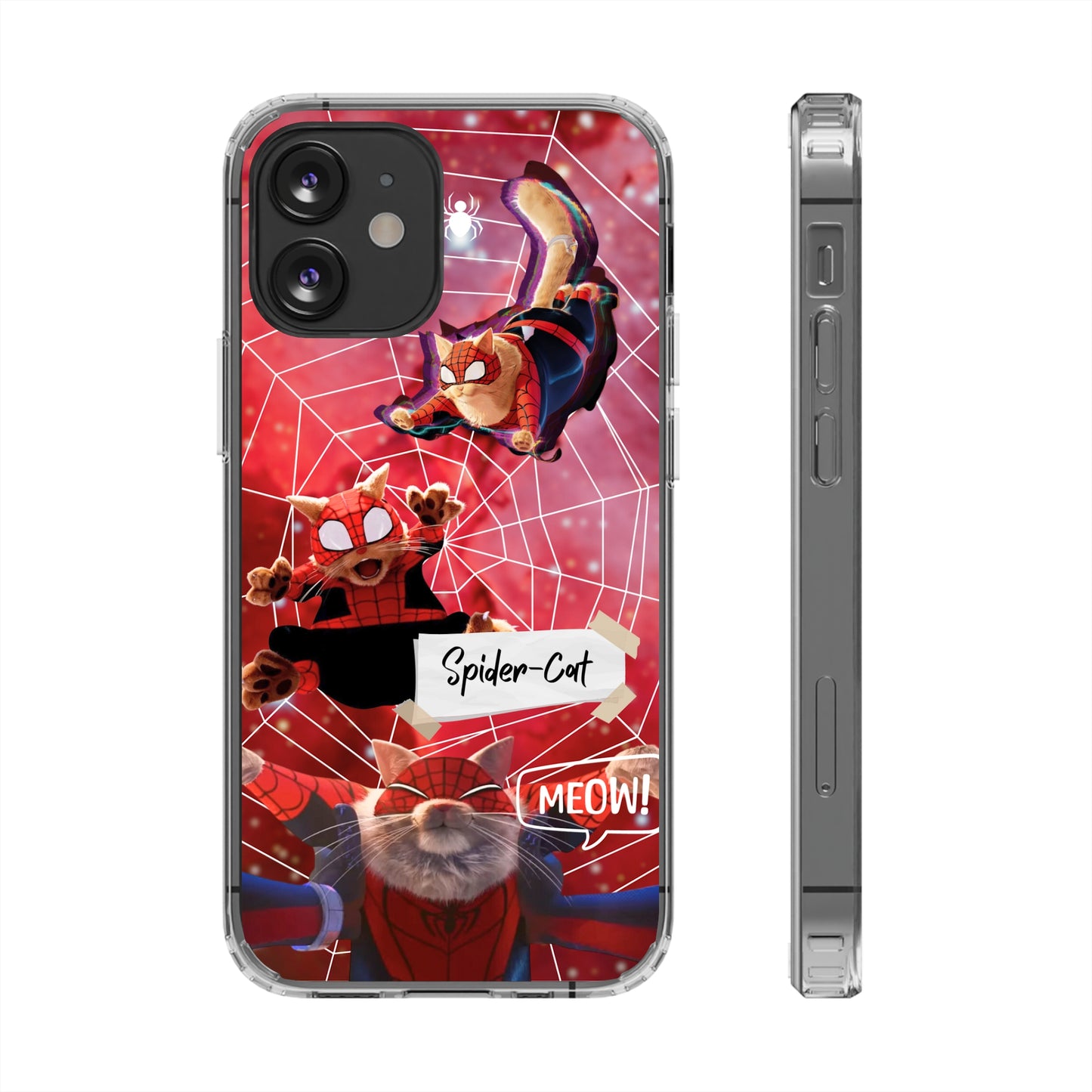 Wall Climbing Feline Clear Case