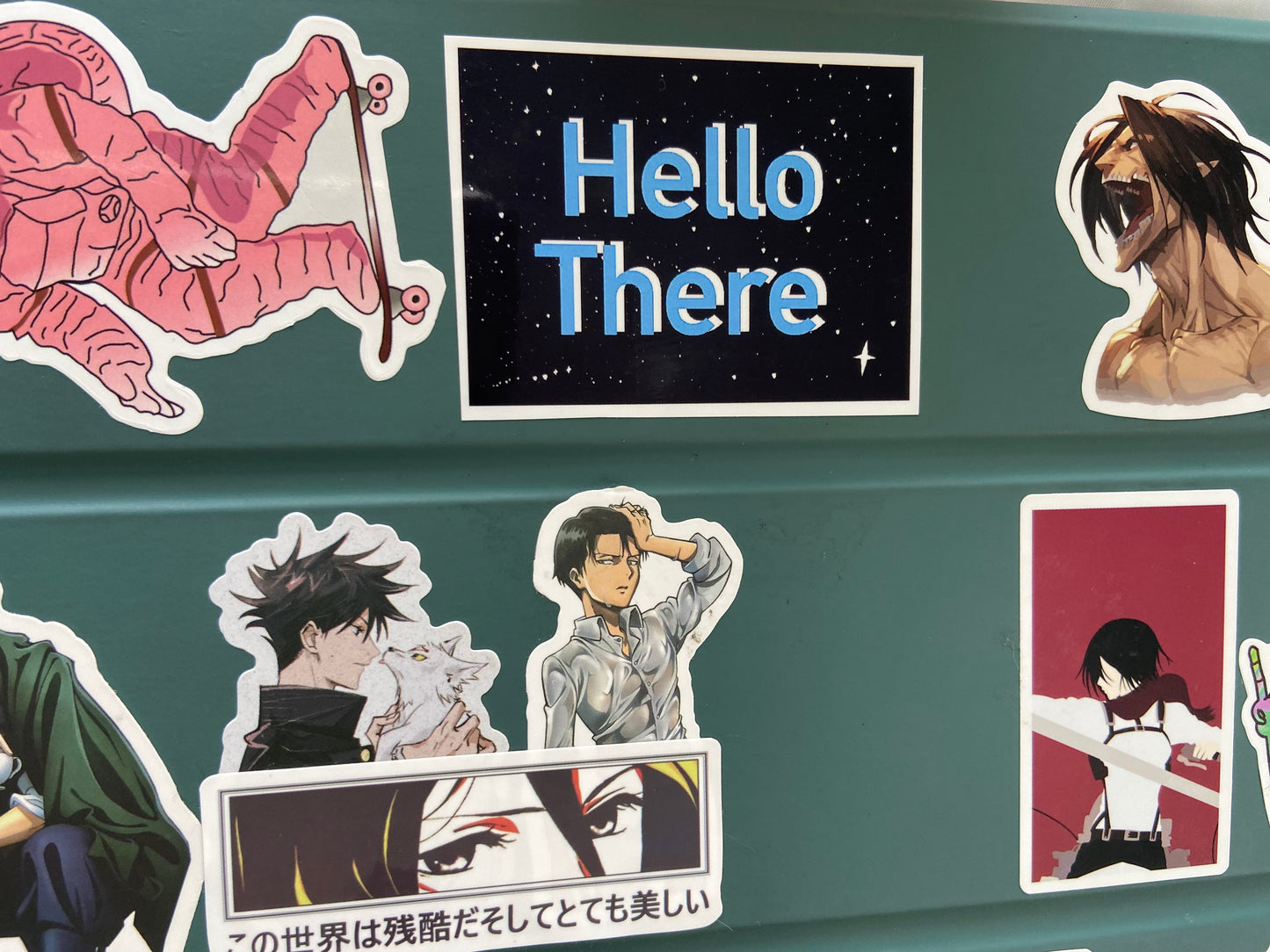 Hello There Quote Vinyl Sticker