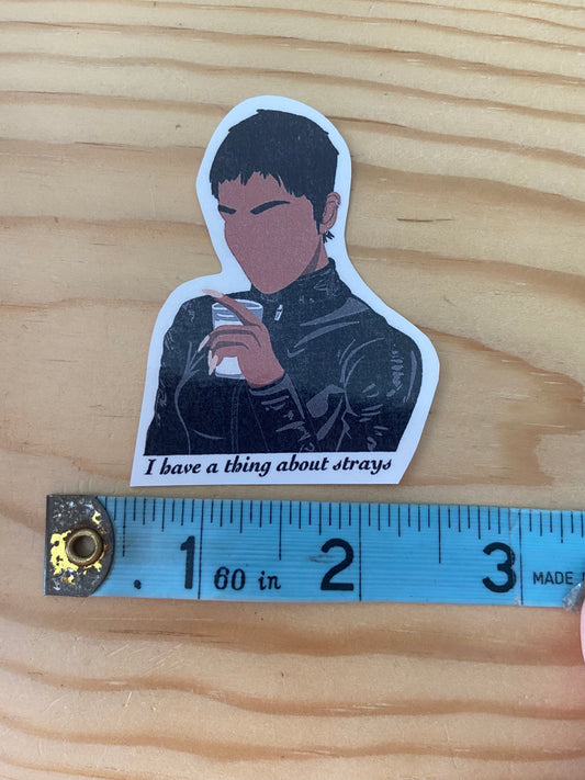 Strays Quote Vinyl Sticker