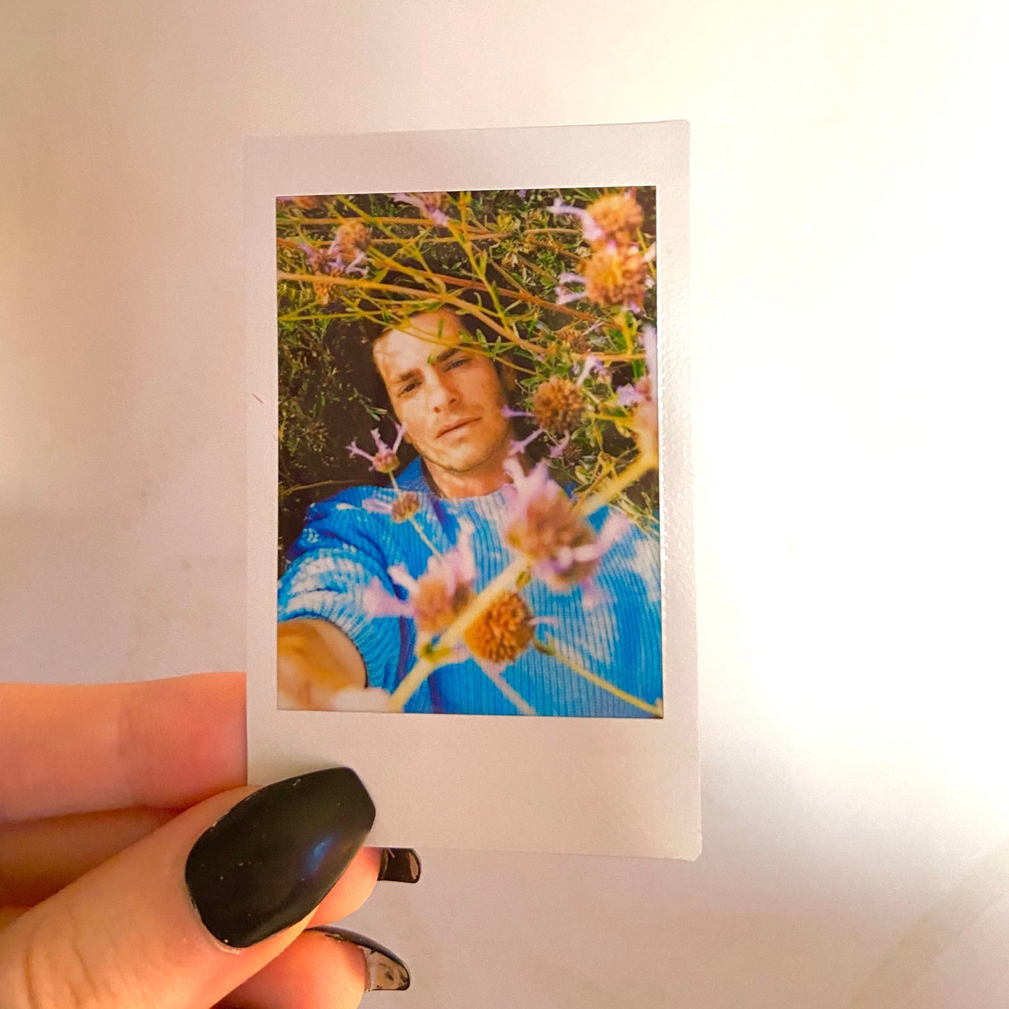 Floral Andrew Garfield Mini Photo