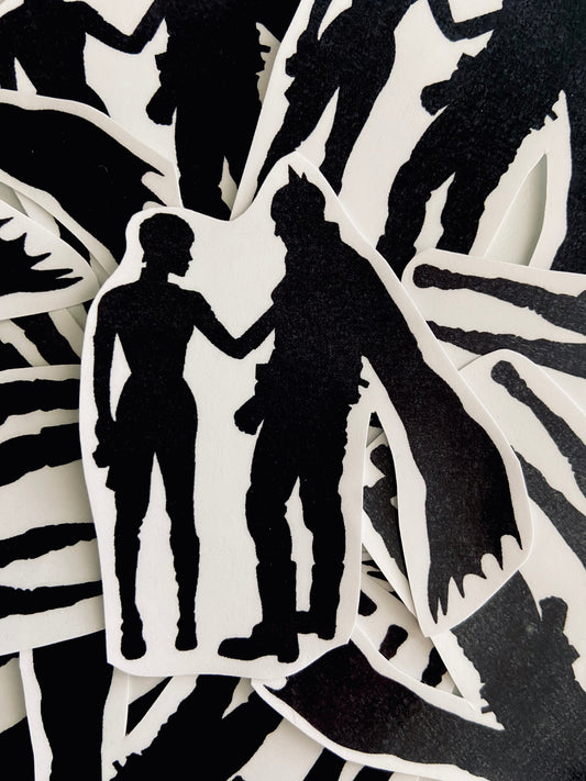 Silhouette Vinyl Sticker