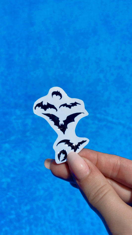 Bats Tattoo Vinyl Sticker