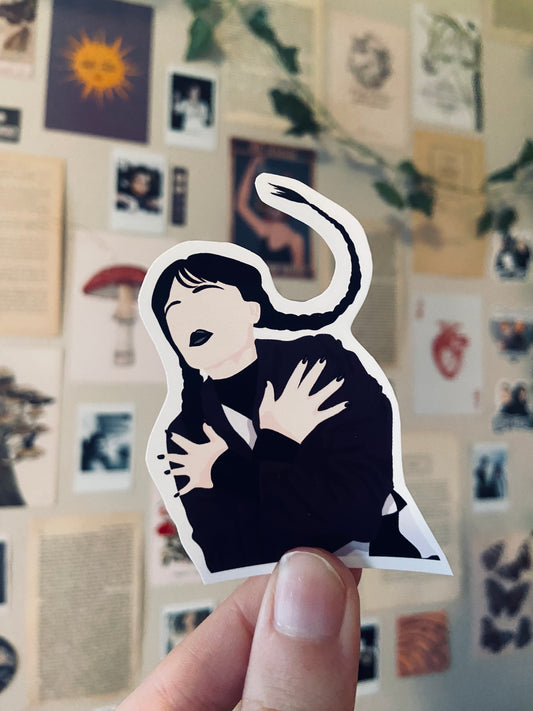 Dead Girl Vinyl Sticker