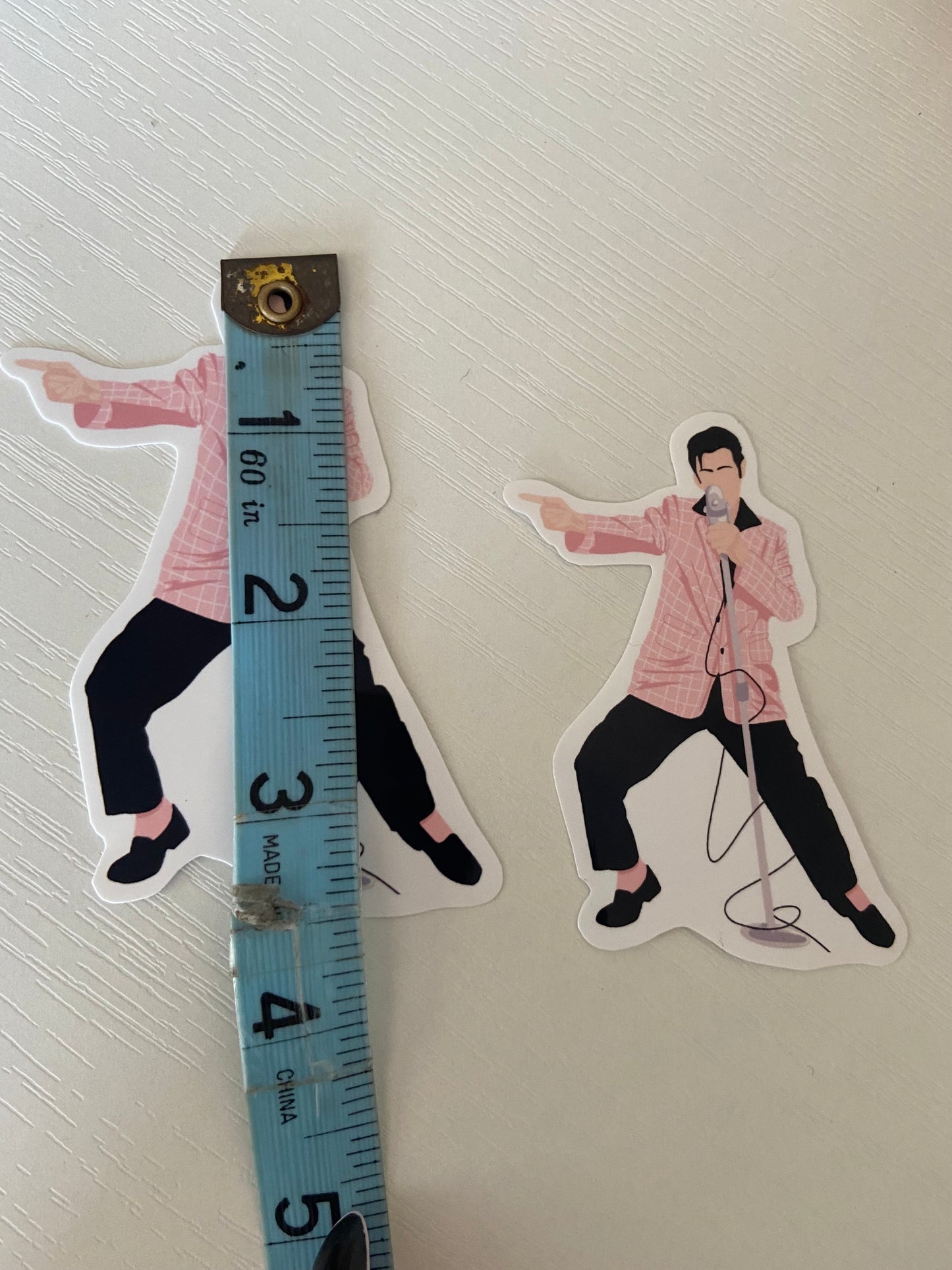 Pink Suit Vinyl Sticker