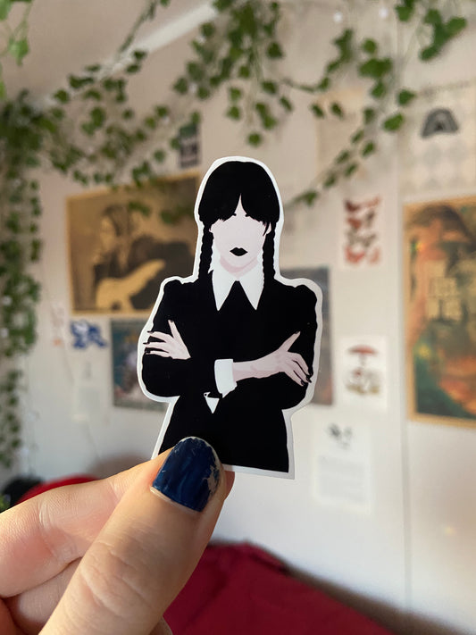 Goth Girl Vinyl Sticker