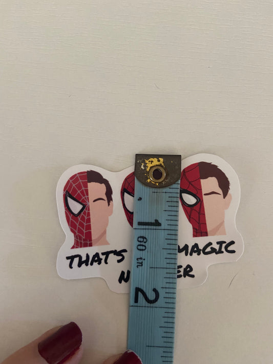 That's the Magic Number Vinyl Sticker